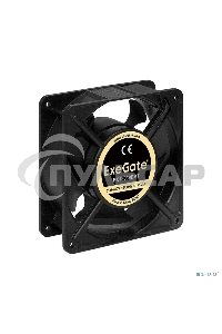Вентилятор для корпуса ExeGate EX12038BAT черный, 120 мм, 2700 об/мин, 42 дБ