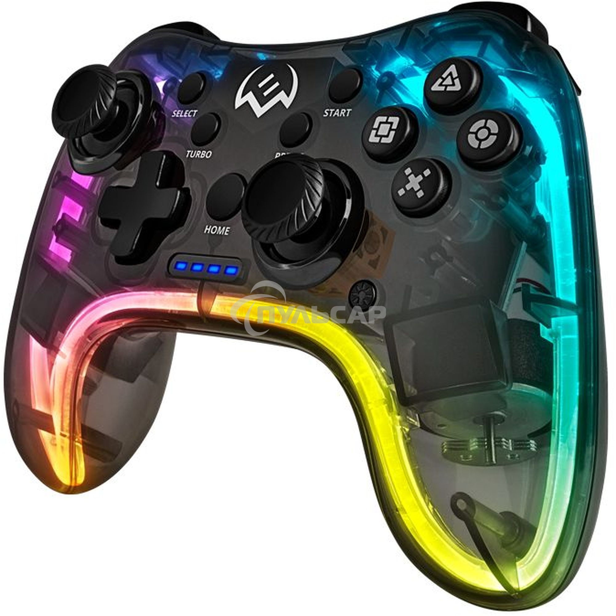 Геймпад Sven GC-5050 черный Bluetooth Беспроводной виброотдача обратная связь (в компл.:держатель для смартфона/кабель USB) (SV-016029)