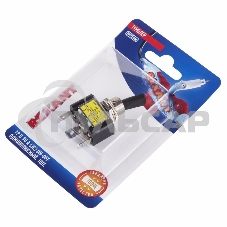 Тумблер 12V 30А (3c) ON-OFF однополюсныйс красной LED подсветкой(ASW-07D-2)Rexant (в упак. 1шт.)