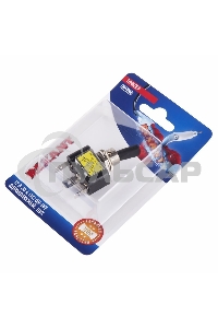 Тумблер 12V 30А (3c) ON-OFF однополюсныйс красной LED подсветкой(ASW-07D-2)Rexant (в упак. 1шт.)