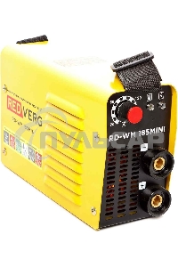 Сварочный аппарат RD-WM 185MINI. 220/50Гц, 6,6кВа, макс. 30А, диапазон св. тока 20-185А, раб. напр. 27,4, электрод 1,6-4,0
