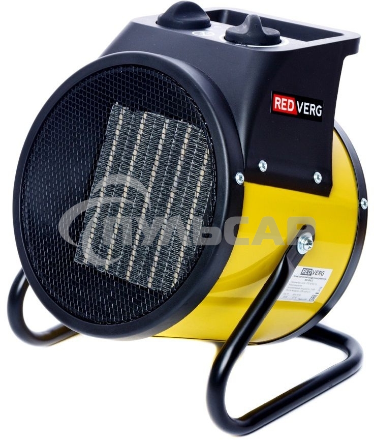 Тепловая пушка электрическая RedVerg RD-EHC3 желтый/черный