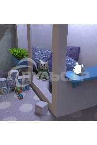 Ночник Gauss NN7026 мышка голубой