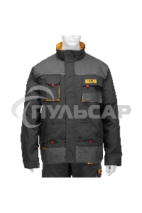 Куртка профессиональная рабочая, 65% полиэстер 35% хлопок, XL Denzel