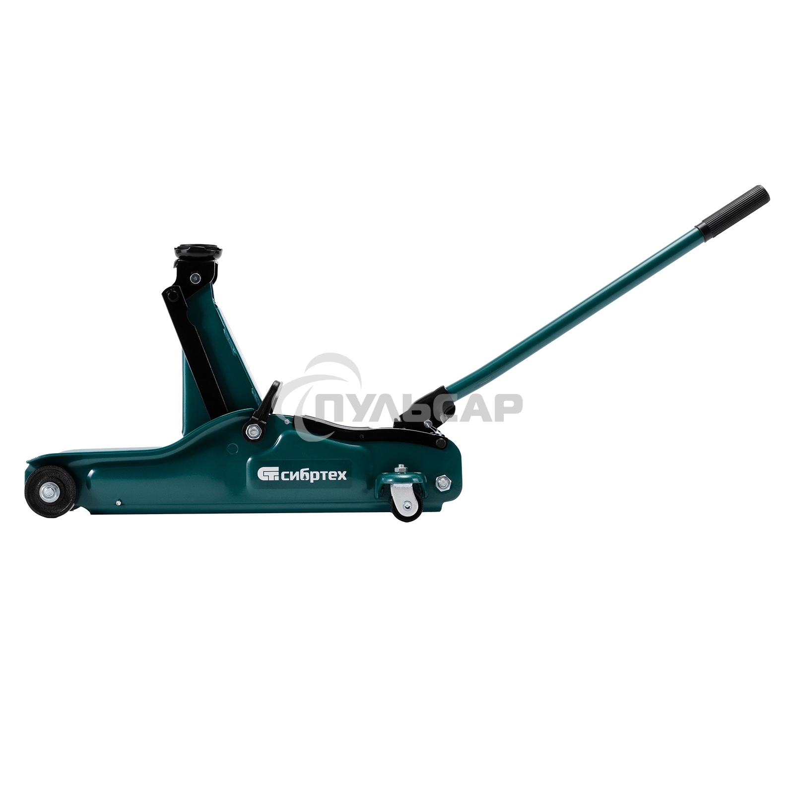 Домкрат гидравлический подкатной Сибртех 2 т, 85-330 мм, низкий подхват, в пласт. кейсе