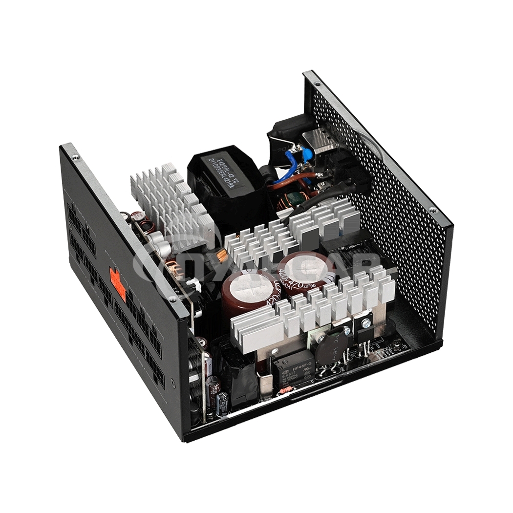 Блок питания PCCooler P5-YN1000-G1F, 1000Вт, 80 PLUS Gold, 135мм, модульный, черный