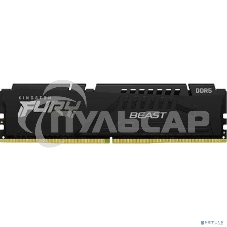Оперативная память Kingston Fury Beast, DDR5, 32Gb (1x32Gb), 6000MHz, CL30, DIMM, с радиатором, черный