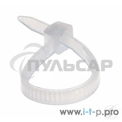 Хомут-стяжка кабельная нейлоновая Rexant 200 x 3,6 мм, белая, упаковка 100 шт.