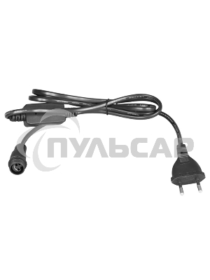 Комплект покдлючения уличных для гирлянд Neon-night 230В/4А, цвет провода: черный, IP65