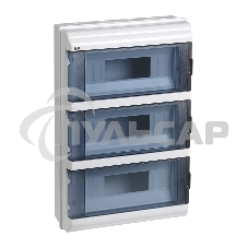 Щит распределительный IEK MKP72-N3-36-55 КМПн-36 IP55 для установки модульных устройств навесной 306мм 108мм 458мм 660B 36мод. пластик IP55 белый (упак.:1шт)