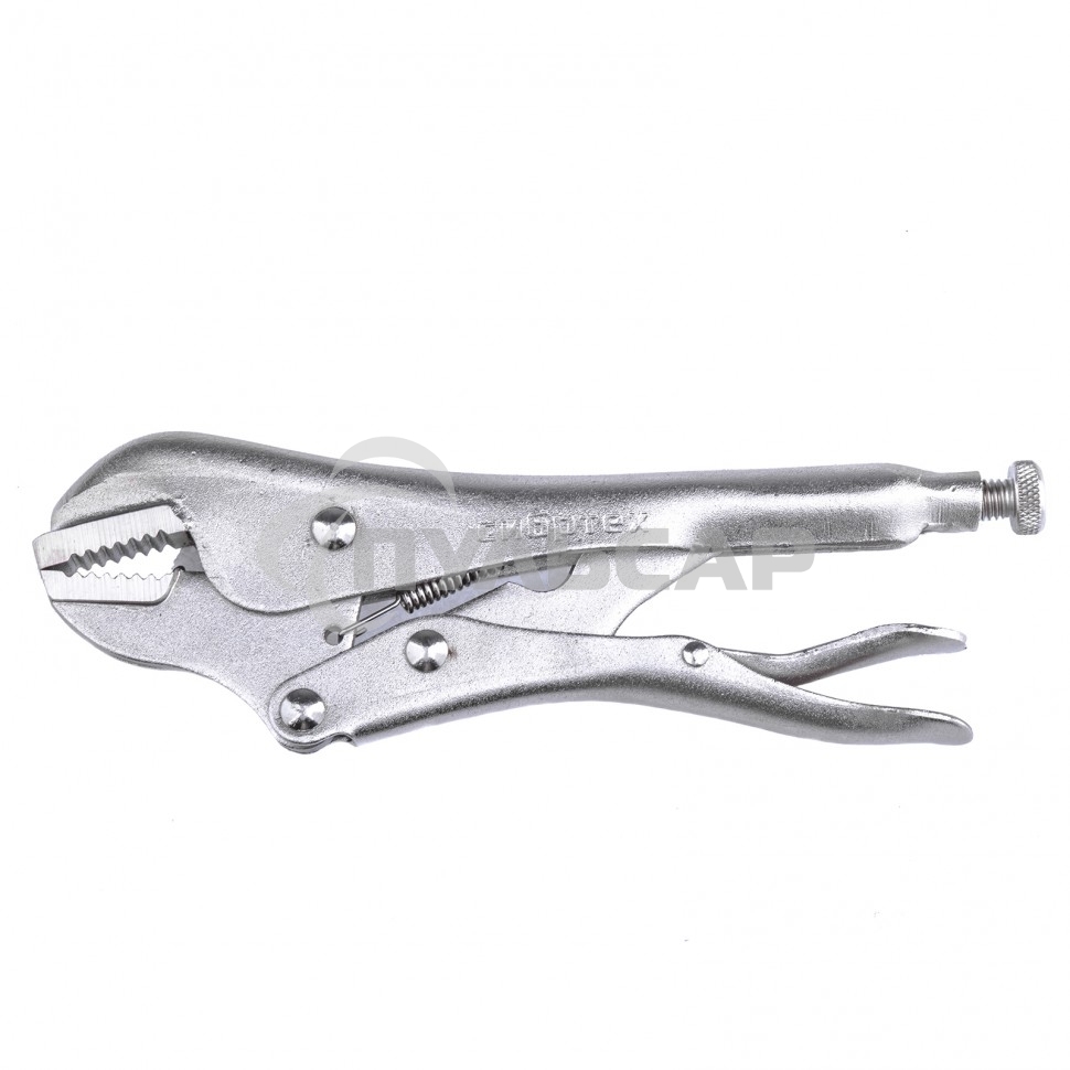 Зажим ручной СИБРТЕХ, усиленный, плоский захват, 180 мм 18427