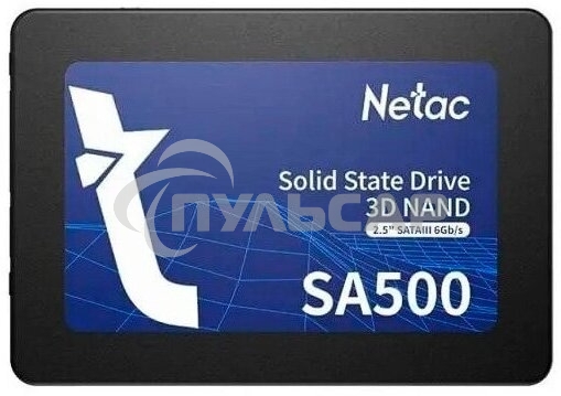 Накопитель SSD Netac SA500, 2Tb, SATA III, 2.5