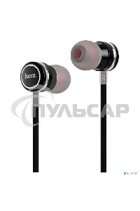 Наушники проводные-вставки с микрофоном Hoco M16 черный