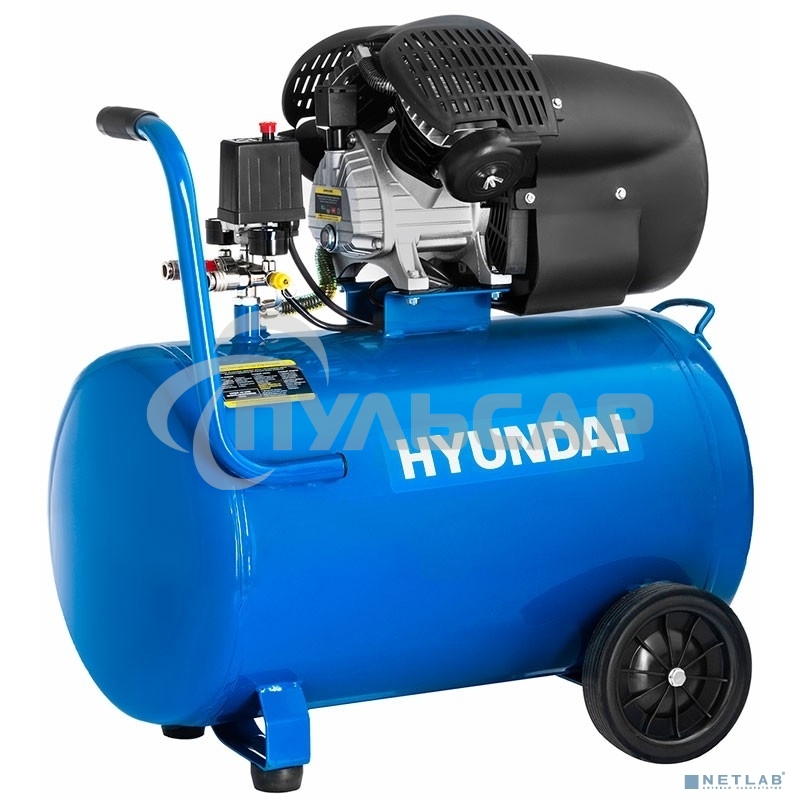 Компрессор поршневой Hyundai HYC 40100 масляный 400л/мин 100л 2200Вт