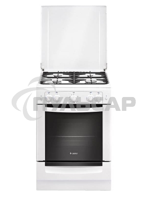 Плита газовая Gefest ПГ 6100-02 0009 белый, конфорок 4 шт, духовка 52 л, 60 см x 85 см x 60 см