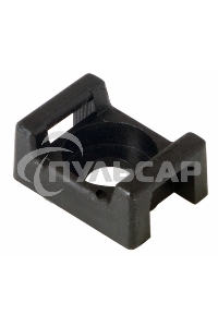 Площадка для крепления стяжки Rexant (ПС-2) 22x16 мм, черная, упаковка 100 шт.