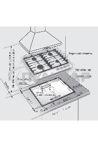 Газовая варочная панель Gefest ПВГ 1214-01