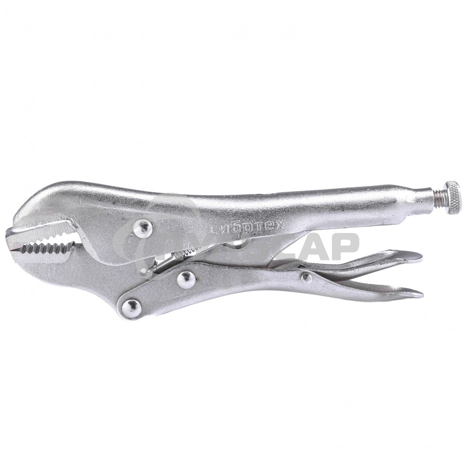 Зажим ручной СИБРТЕХ, усиленный, плоский захват, 180 мм 18427