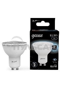 Лампа cветодиодная Gauss MR16 9W 830lm 4100K GU10 LED