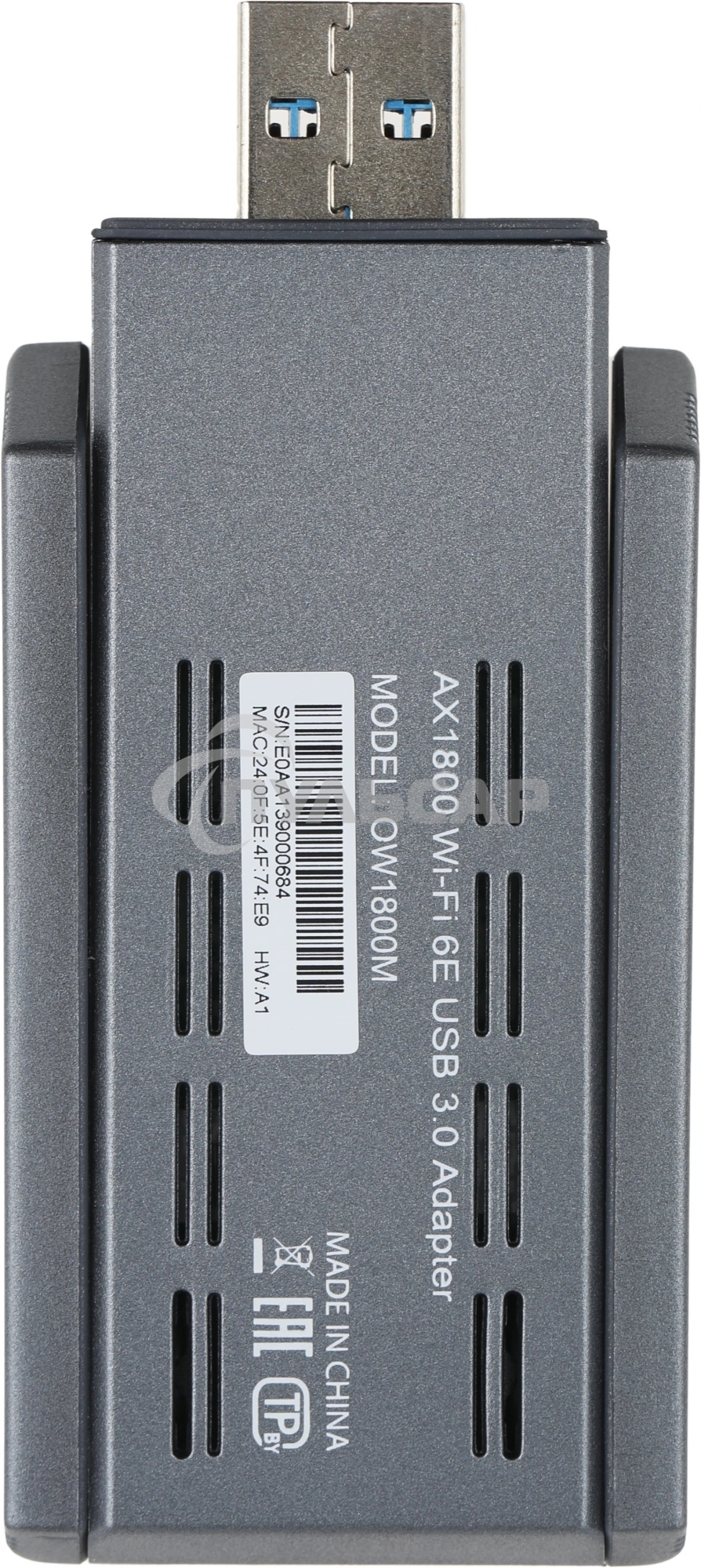 Сетевой адаптер Wi-Fi Origo OW1800M, AX1800, USB 3.0, (ант.внеш.несъем.) 2ант.