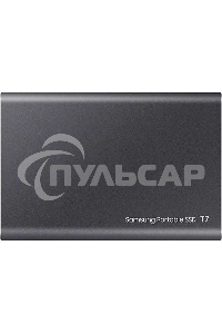 Внешний SSD Samsung T7, 1TB, USB 3.2 Gen 2 Type-C, R/W 1050/1000, серый