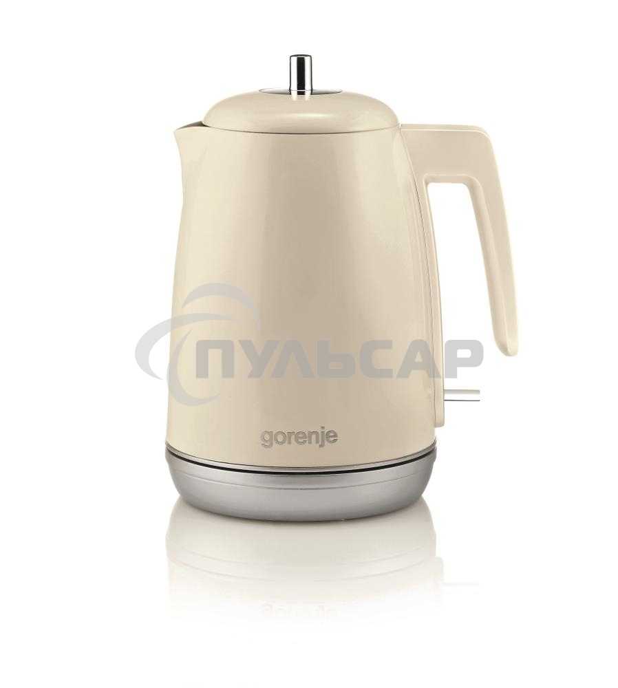 Чайник электрический Gorenje K15RL 1.7л. 2200Вт бежевый (корпус: металл/пластик)