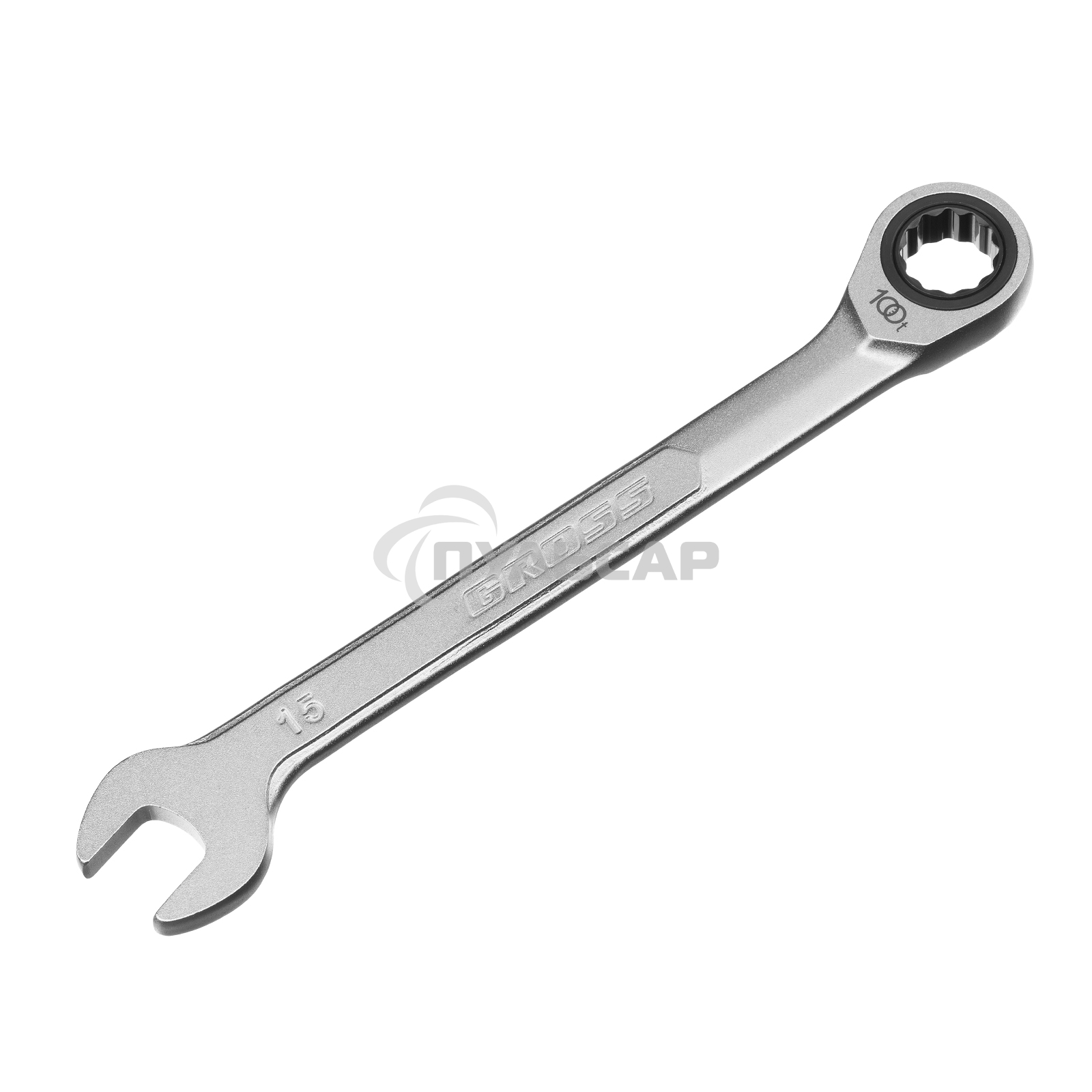 Ключ комбинированный трещоточный 15 мм Gross