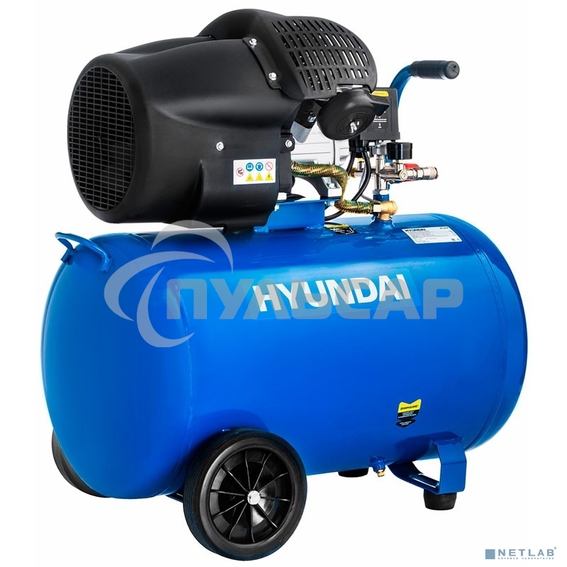 Компрессор поршневой Hyundai HYC 40100 масляный 400л/мин 100л 2200Вт