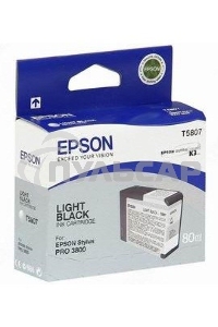 Струйный картридж EPSON C13T580700 для Stylus Pro 3800 80 мл light black