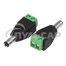 Разъем питания штекер 2.1х5.5 с клеммной колодкой PROCONNECT