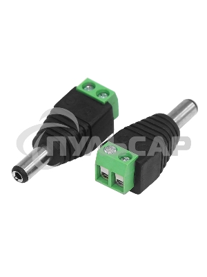 Разъем питания штекер 2.1х5.5 с клеммной колодкой PROCONNECT