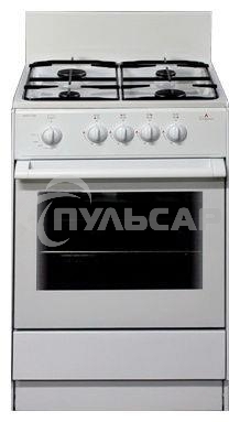 Плита газовая Darina S GM 441 001 W белый/черный, конфорок 4 шт, духовка 50 л, 50 см x 85 см x 51 см