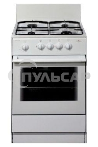 Плита газовая Darina S GM 441 001 W белый/черный, конфорок 4 шт, духовка 50 л, 50 см x 85 см x 51 см