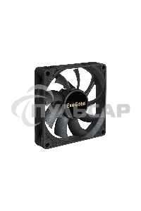 Вентилятор для корпуса ExeGate ExtraSilent ES08015B3P черный, 80 мм, 1700 об/мин, 17 дБ, 3 pin