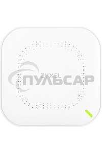 Гибридная точка доступа Zyxel NebulaFlex NWA50AX, WiFi 6, 802.11a/b/g/n/ac/ax (2,4 и 5 ГГц), MU-MIMO, антенны 2x2, до 575+1200 Мбит/с, 1xLAN GE, PoE, без поддержки Captive portal и WPA-Enterprise, защ
