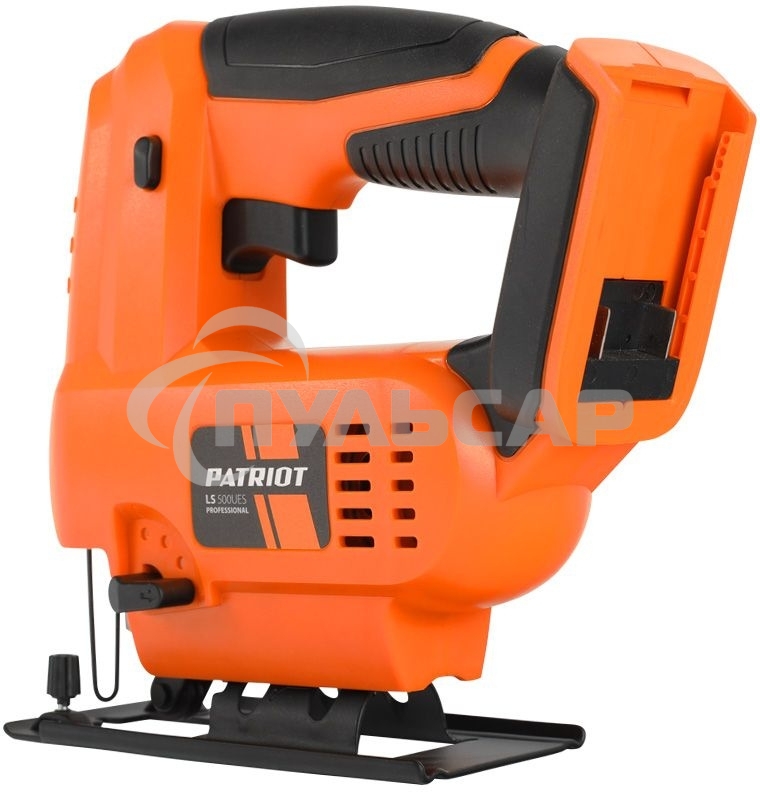 Лобзик Аккумуляторный PATRIOT LS 500UES. 0-2400об/мин. Дерево/железо: 51мм/2мм, Маятниковый ход: 4позиции.