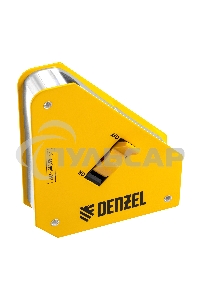 Фиксатор магнитный отключаемый для сварочных работ усилие 55 LB, 45х90 град. Denzel