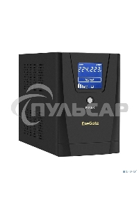 Источник бесперебойного питания ExeGate EX292800RUS SpecialPro Smart LLB-1500.LCD.AVR.2SH.3C13.USB 1500VA/950W, LCD, AVR, 2*Schuko+3*C13, USB, съемн.кабель, металлический корпус, черный