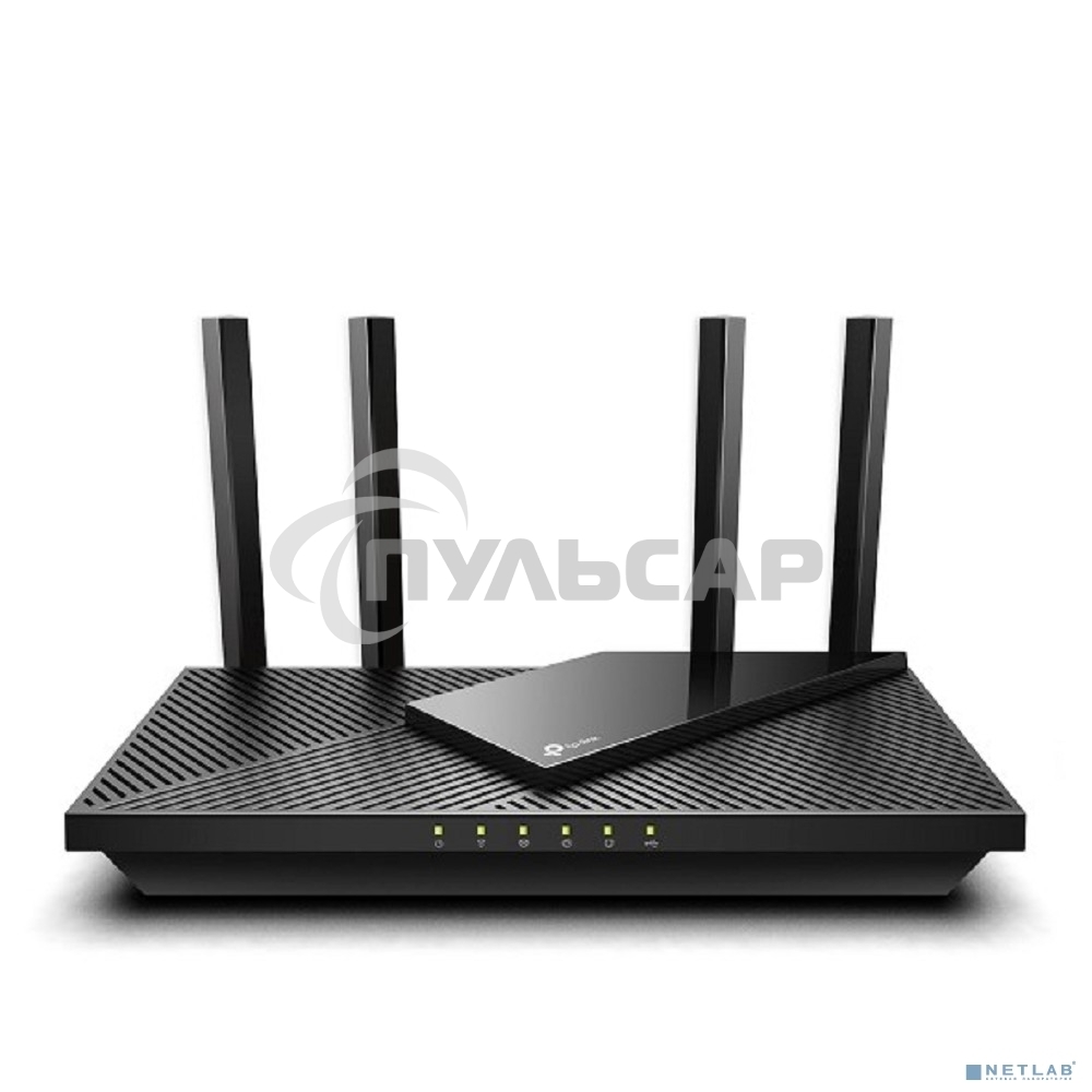 Роутер беспроводной TP-Link Archer AX55 AX3000 10/100/1000BASE-TX черный