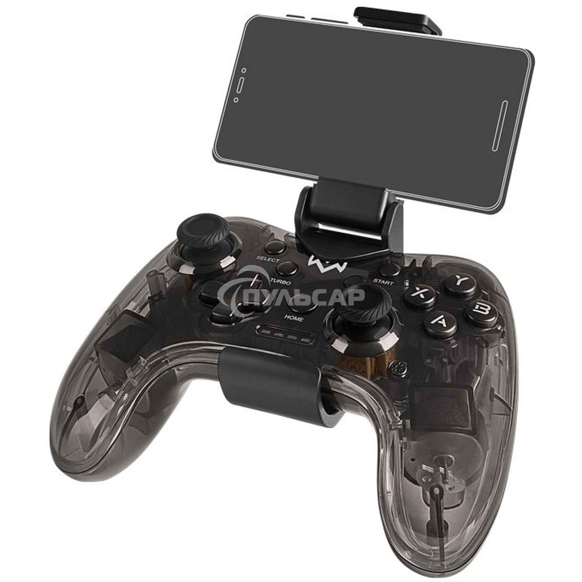 Геймпад Sven GC-5050 черный Bluetooth Беспроводной виброотдача обратная связь (в компл.:держатель для смартфона/кабель USB) (SV-016029)