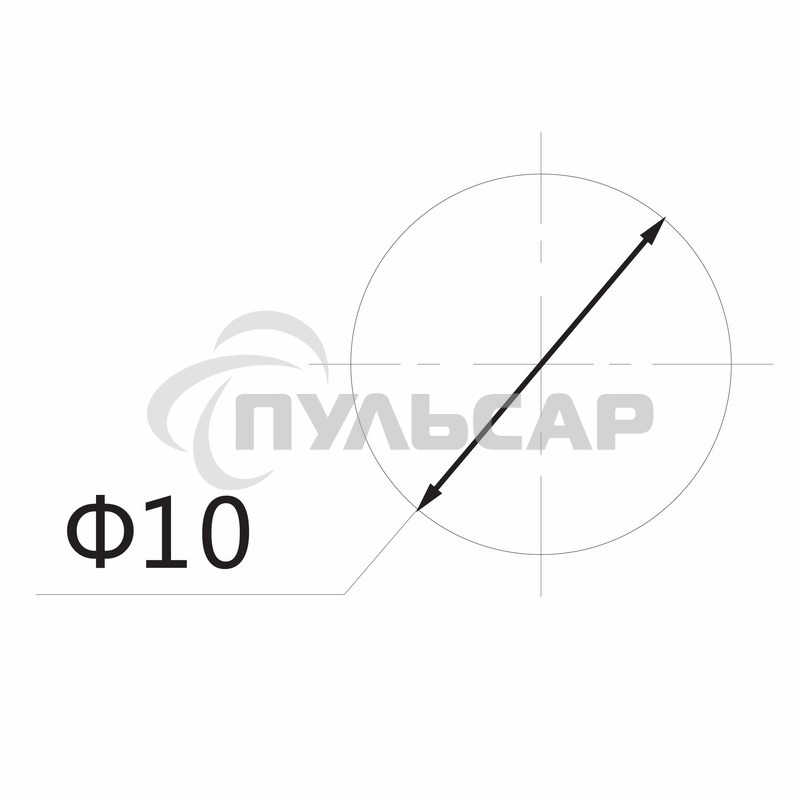 Индикатор ГРАНЕНЫЙ Ø10.2 220V красный Rexant