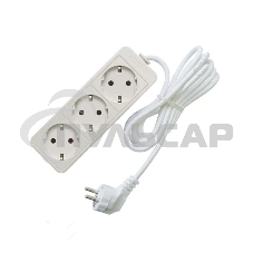 Удлинитель быт. ТМ Союз 3500 Вт 3гн. ПВС 5м 481S-6305