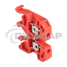 Колодка клеммная JXB-2.5/35 (25а) крас. EKF plc-jxb-2.5/35r