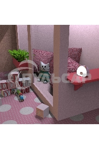 Ночник Gauss NN7034 поросенок розовый