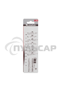 Сверло по металлу Matrix, 2,5 мм, HSS, нитридтитановое покрытие, цилиндрический хвостовик