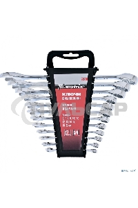 Набор комбинированных ключей Matrix (6-22 мм) 12 шт.