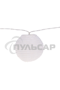 Гирлянда садовая Rexant Денг, 635см, 3000К, встроенный аккумулятор, солнечная панель, коллекция Пекин