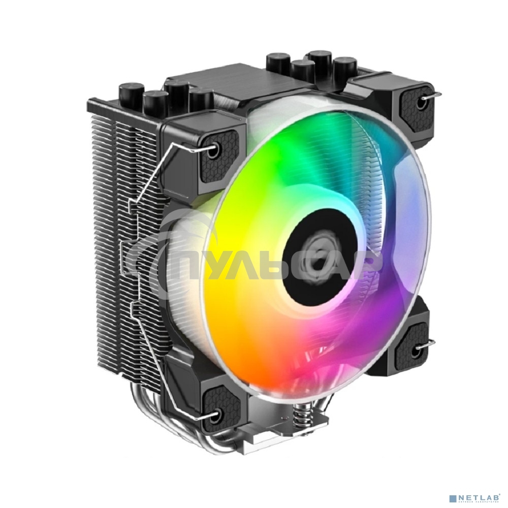 Кулер ID-Cooling SE-214-XT DF ARGB черный 120мм алюминий/медь 1500rpm 27db 4-pin 180W 150мм