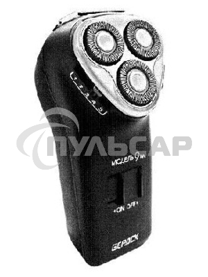 Электробритва БЕРДСК 9М Кол-во оборотов двигателя в мин. от 3 500 до 3 700. 3 бреющие головки. Самозатачивающиеся ножи. Сетевое питание 220 В. Мощный двигатель. Откидной бреющий блок с плавающими ножами. 5 настроек глубины плавания ножей д/чувствительной 