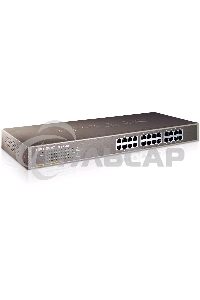Сетевой коммутатор TP-Link SMB TL-SF1024 Коммутатор 24-port 10/100M Switch, 1U 19-inch rack-mountable steel case